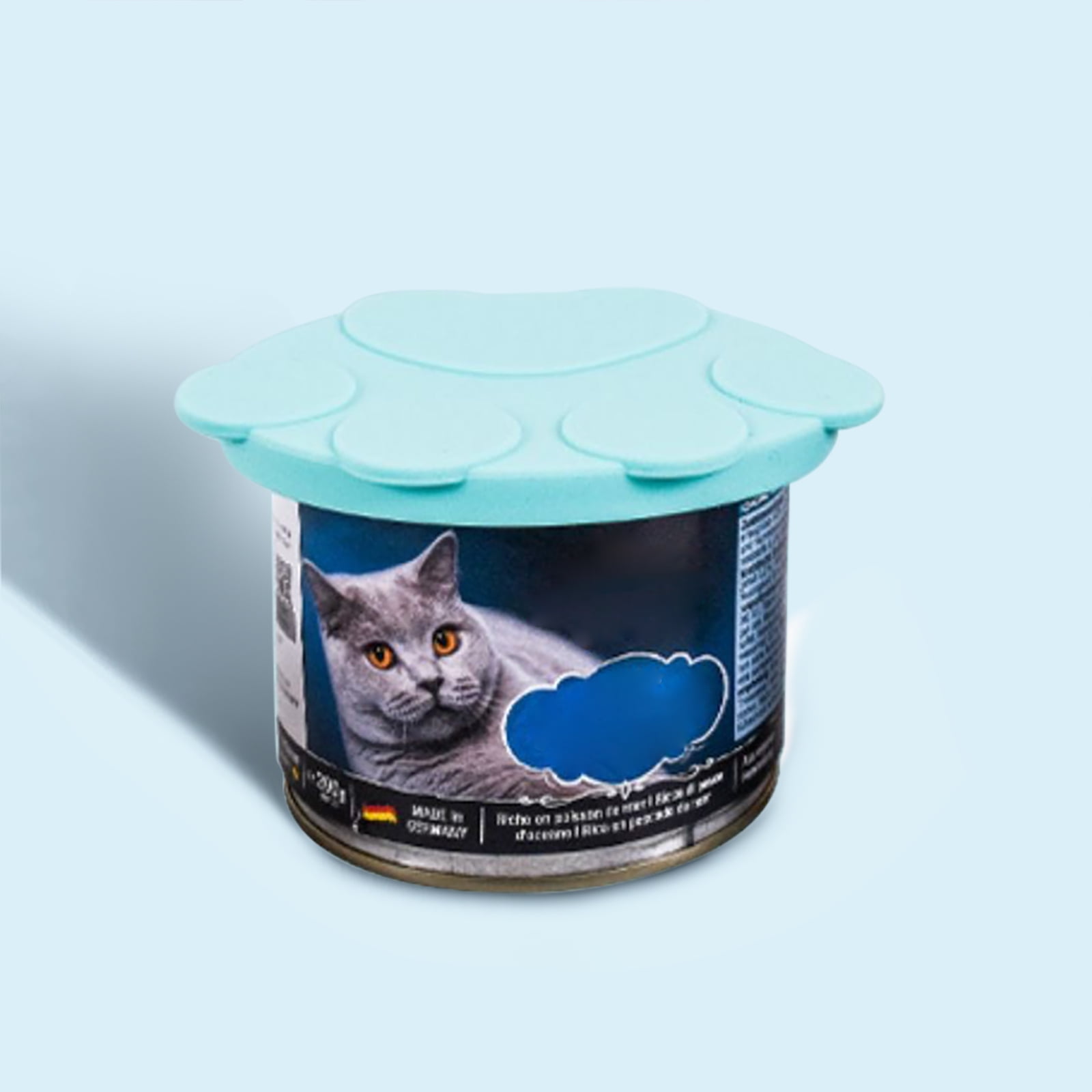 Cookware Pet Cat Canned Lid Feeding Spoon Separate Silicone Lid Dog Cat