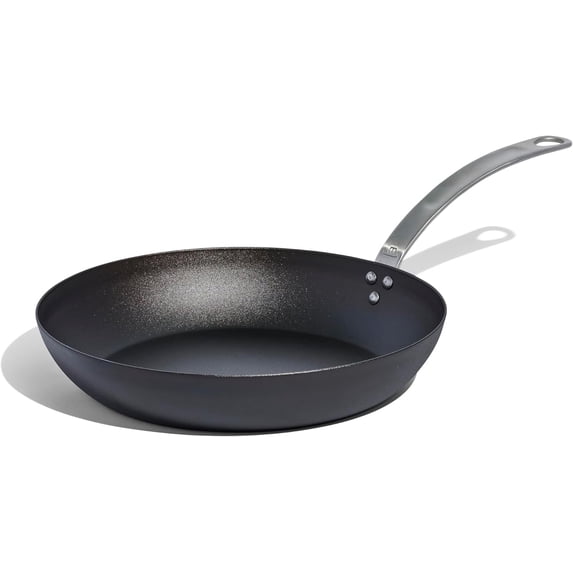 Cookware - Seasoned 12" Carbon Steel Frying Pan - (Like Cast Iron, but Better) - Professional Cookware - Crafted in Sweden - Induction Compatible