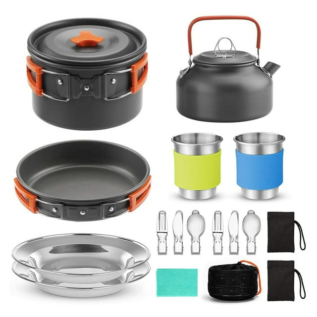 Cookware Set,Cookware Set And Picnics Set Equipment 2 People Equipment