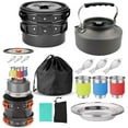 thumbnail image 1 of Cookware Set,In One Camp Cookware Set People All In And Picnics 2-3 Equipment And Picnics Camp Set All In One Non-stick Pot Pan Steel Plates Spoons Pot Pan Kettle Qisuo Cookware Cookware, 1 of 6
