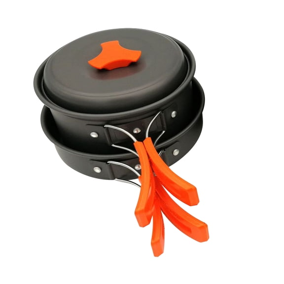 Cookware Set,Pan Spoon Mesh Portable Pot Pot Pan Spoon Mesh Carry Pot Pan Spoon Cookset Portable Set Campfire Utensils Campfire Utensils Cookset Cookware Set Dsfen