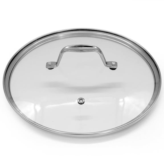 Cookware Stockpot Lid, See Through Tempered Glass Lids, Works with Model: NCSP16, Stain Resistant and Easy to Clean