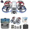 thumbnail image 1 of Cool 10 Year Old Boy Gifts - Drone with Esc Camera and Cool Light Remote Control Toys Gifts for Boys with Altitude Hold Headless Mode Start Speed Adjustment, Gray, One Size, 1 of 9