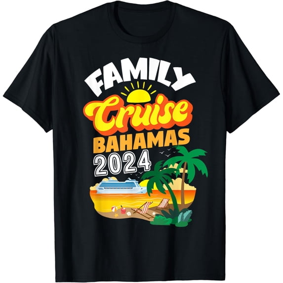 Cool 2024 Family Cruise Bahamas Men Women Boys Girls Sailing T-Shirt