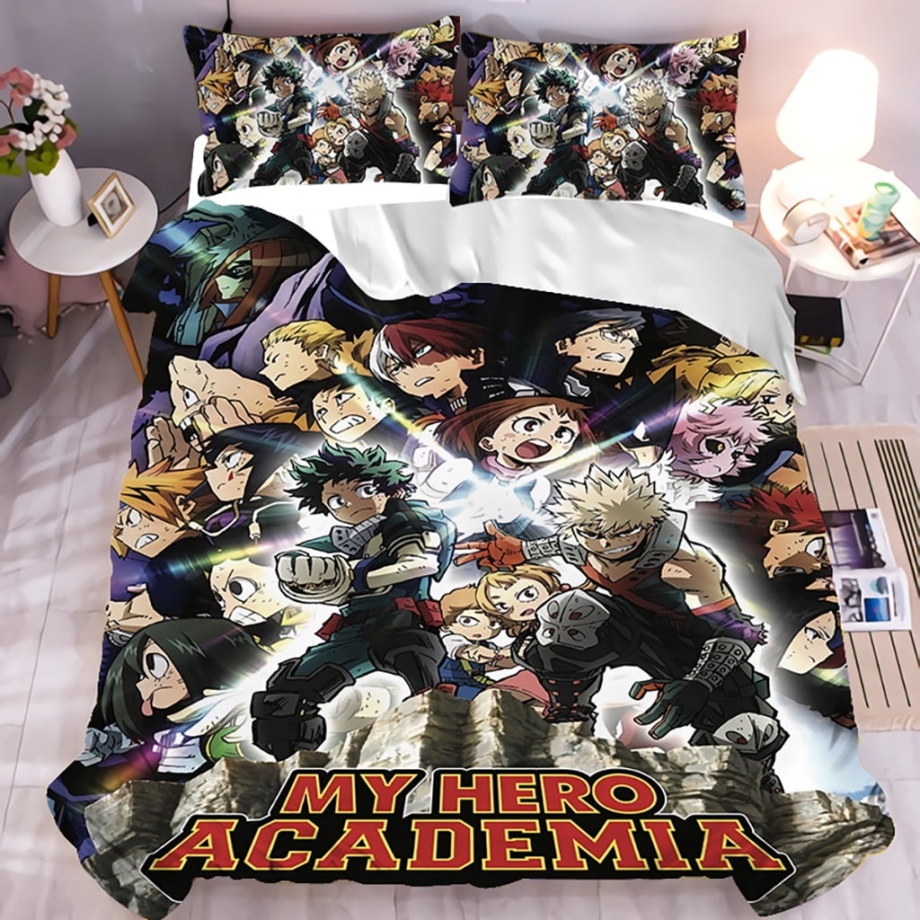 Cool 3D My Hero Academia Bedding Bed Set Twin Full Queen King Size 1