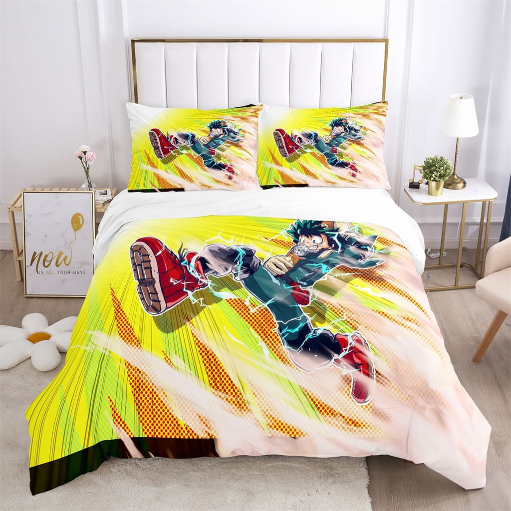 Cool 3PCS My Hero Academia Bedding Bed Set Twin Full Queen King Size