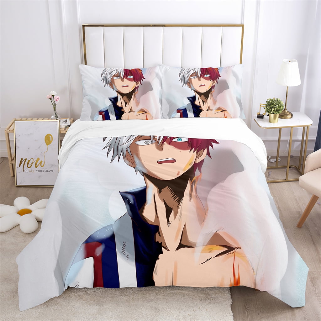 Cool 3PCS My Hero Academia Bedding Bed Set Twin Full Queen King Size