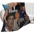 thumbnail image 1 of Cool #7 Cillian Murphy Blanket Super Soft Throw Blanket Silky Flannel Lightweight for Sofa, Bed Blanket All Season Use 30""*40""（76 * 100cm）, Style-2, 1 of 6