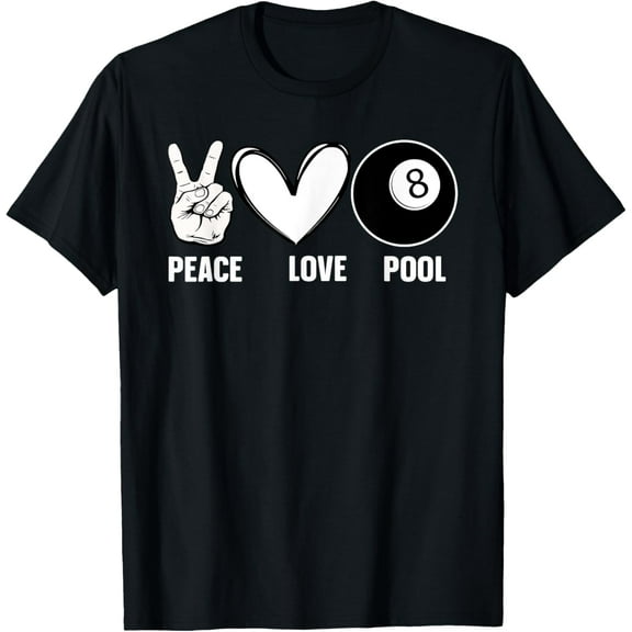 Cool 8 Ball Pool Lover Design For Men Women Billiard Player T-Shirt