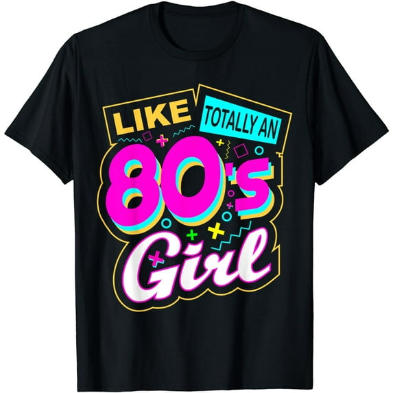 Cool 80's Girl Retro Fashion Throwback Culture Party Lover T-Shirt