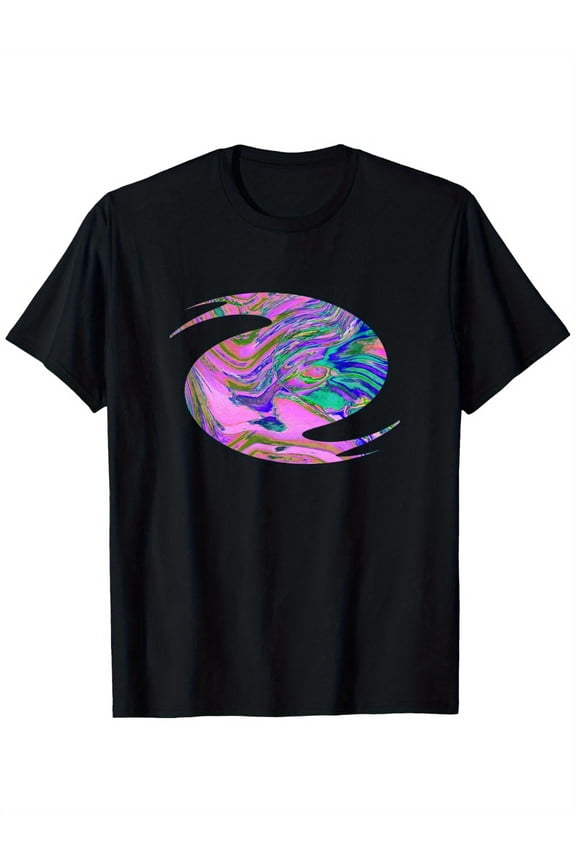 Cool Abstract Chartreuse and Hot Pink Retro T-Shirt Fashion trend men'S T-shirt casual round neck short sleeve 100% Pure Cotton 180g Fabric weight Regular Size S-XXXL T-Shirts