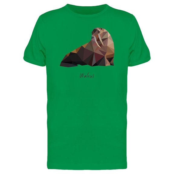 Cool Abstract Geometric Walrus Tee Men's -Image by Shutterstock