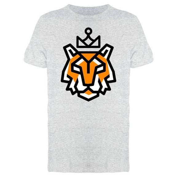 Cool Abstract King Tiger Doodle Tee Men's -Image by Shutterstock