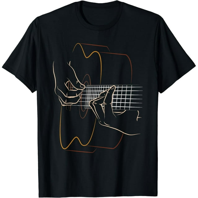 Cool Acoustic Guitar For Men Women Acoustic Guitar Player T-Shirt ...