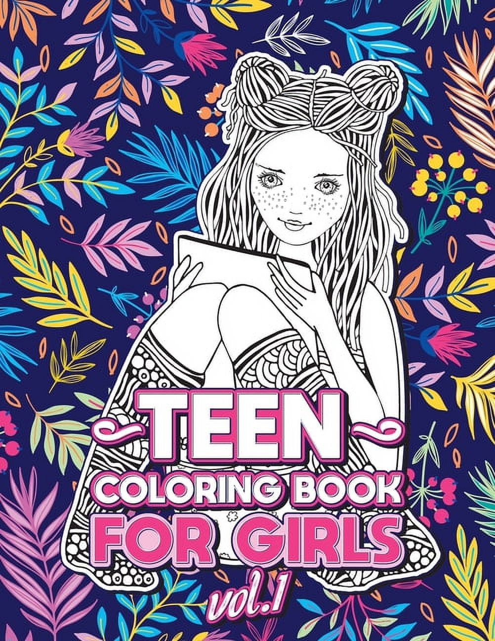 Teen coloring book: Empowering Art For Teenage girls