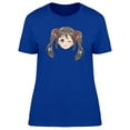 thumbnail image 1 of Cool Adorable Anime Girl T-Shirt Women -Image by Shutterstock, Female Small, 1 of 2