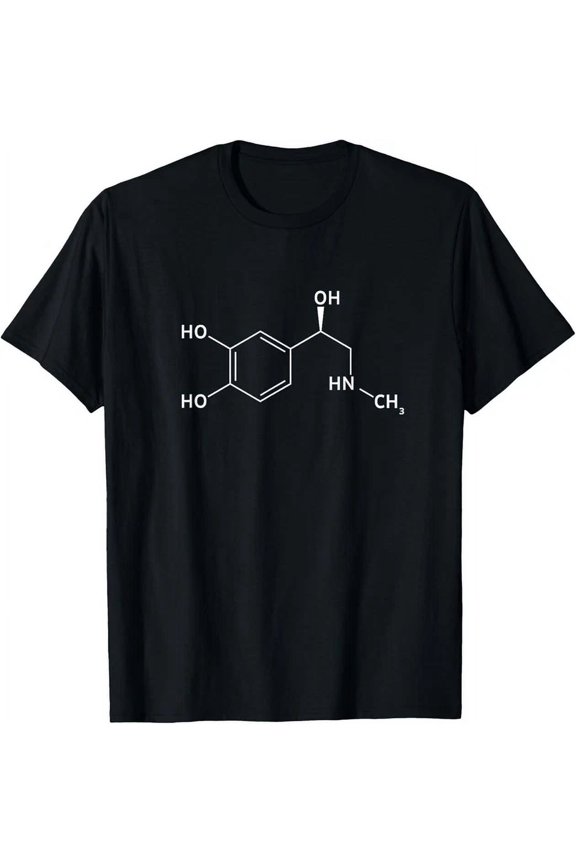 Cool Adrenaline Chemical Molecule Chemistry Gift T-Shirt Unisex S-5XL Hot Trending Shirt, Vintage Birthday Gift