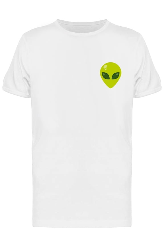 Cool Alien Head Pocket Doodle Tee Men's -Image by Shutterstock