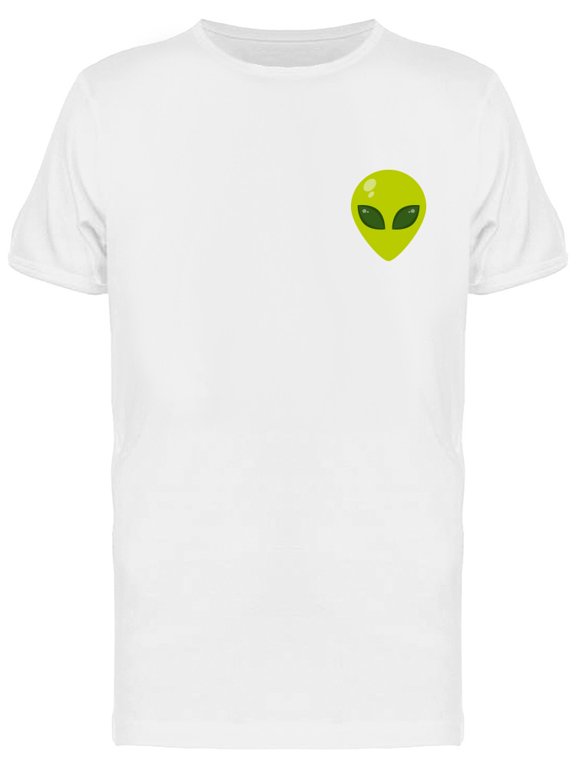 Cool Alien Head Pocket Doodle Tee Men's -Image by Shutterstock