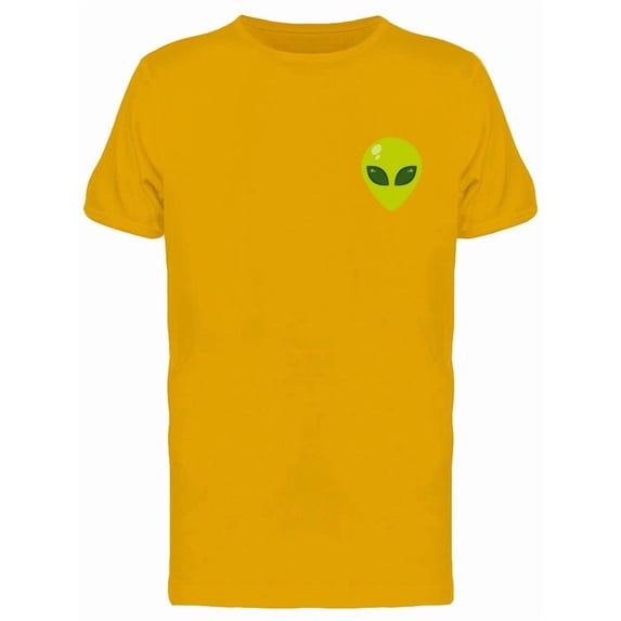 Cool Alien Head Pocket Doodle Tee Men's -Image by Shutterstock