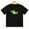 thumbnail image 1 of Cool Alligator Sunglasses Boys Graphic Tee, Funny Summer Water 100% Cotton Kids Short Sleeve T-Shirt 4-13Y, 1 of 5