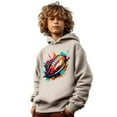 thumbnail image 1 of Cool American Football Print Boys Long Sleeve Hoodie, Stay Stylish And Cozy Sweatshirt - Perfect Spring Fall Winter Essential For Your Little Fashionista!, 1 of 9