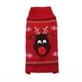 thumbnail image 1 of Cool And Cute The Reindeers Sweater Clothing Pet Cat Dog Red S, 1 of 6
