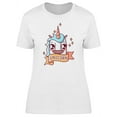 thumbnail image 1 of Cool And Funny Unicorn Doodle T-Shirt Women -Image by Shutterstock, Female Large, 1 of 2