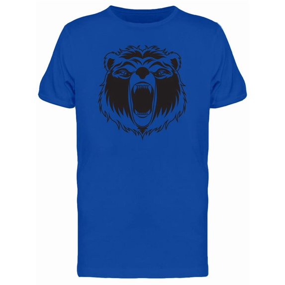 Cool Angry Bear Tribal Doodle Tee Men's -Image by Shutterstock