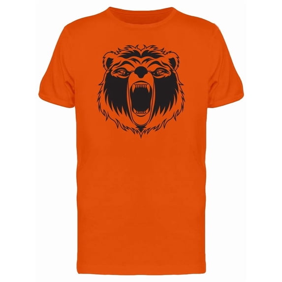 Cool Angry Bear Tribal Doodle Tee Men's -Image by Shutterstock