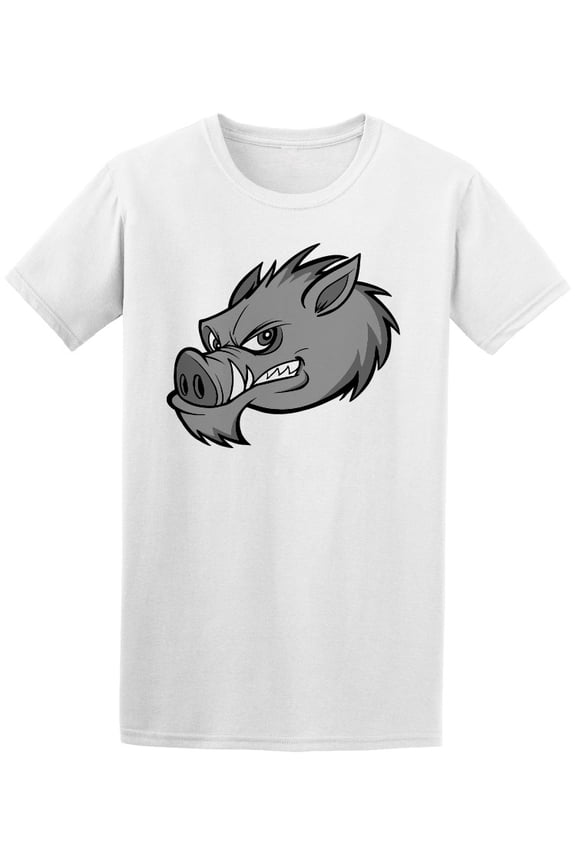 Cool Angry Boar T-Shirt Men -Image by Shutterstock, Male Small