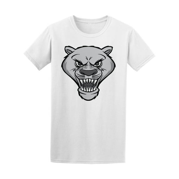 Cool Angry Cougar Mascot T-Shirt Men -Image by Shutterstock, Male Small