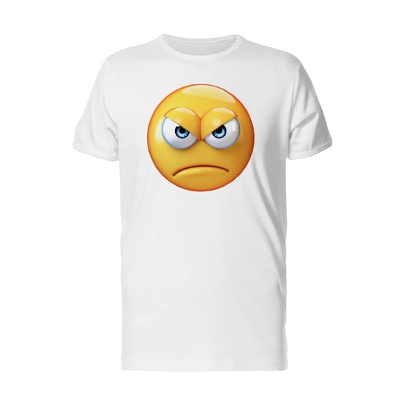 Cool Angry Icon T-Shirt Men -Image by Shutterstock, Male Medium