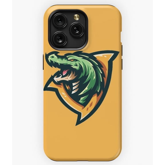 Cool Animal Gaming Logo Design Alligator Mascot A3260 Phone Case for iPhone 11 to 17 Pro Max