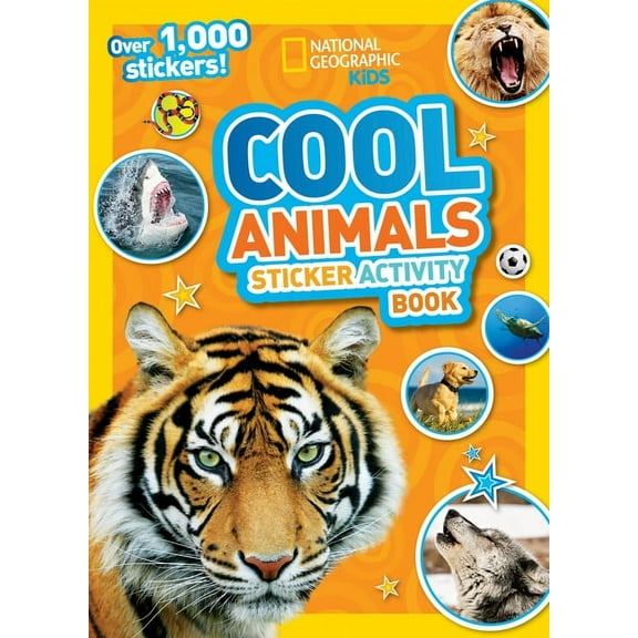 Ngk Sticker Activity Books Cool Animals Sticker Activity Book, (Paperback)