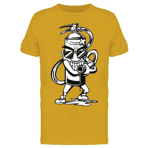 Cool Animated Extinguisher Tee Men's -Image by Shutterstock