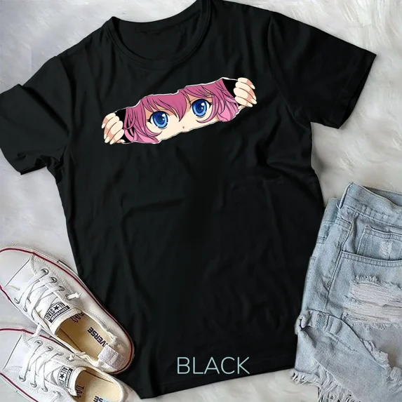 Cool Anime Eyes Anime Lover Gift print Graphic Novel Unisex T-shirt