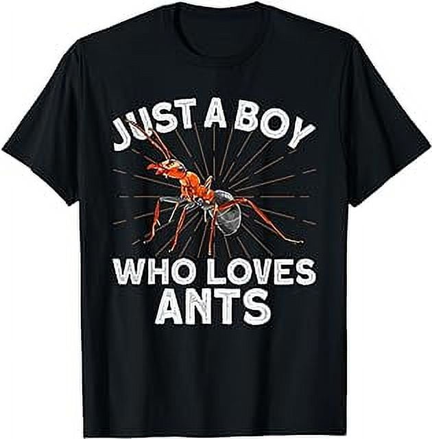 Cool Ant For Men Boys Kids Ant Farm Entomology Ants Insect T-Shirt ...