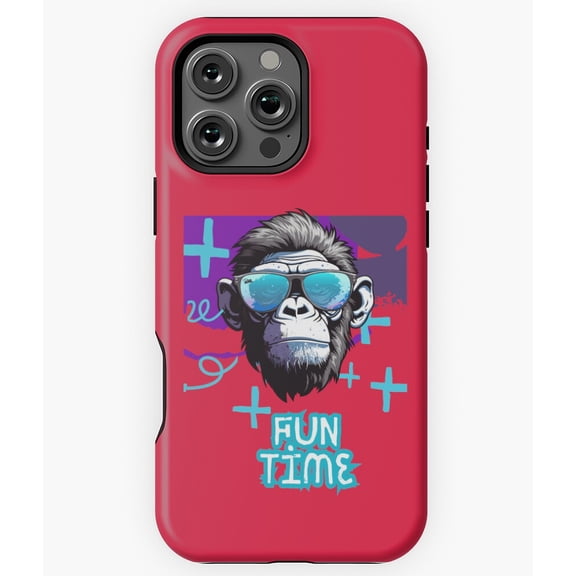Cool Ape Fun Time Vibes Art N4668 Phone Case for iPhone 17 16 15 14 13 12 11 Pro Max