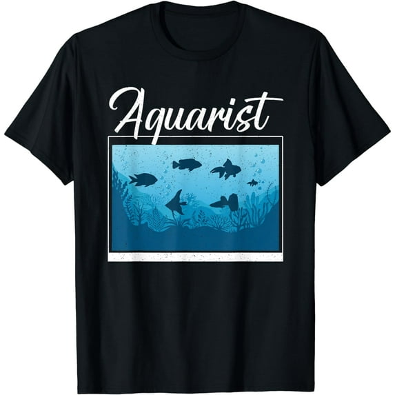 Cool Aquarist Art For Men Women Fish Keeper Aquarium Lover T-Shirt