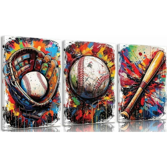 Cool Astronaut Canvas Wall Hieng Universe Space Boy Wall Decor Pictures Funny Whimsical Spaceman Basketball Posters Prints Paintings for Teen Boys Room Living Room Bedroom Decoration