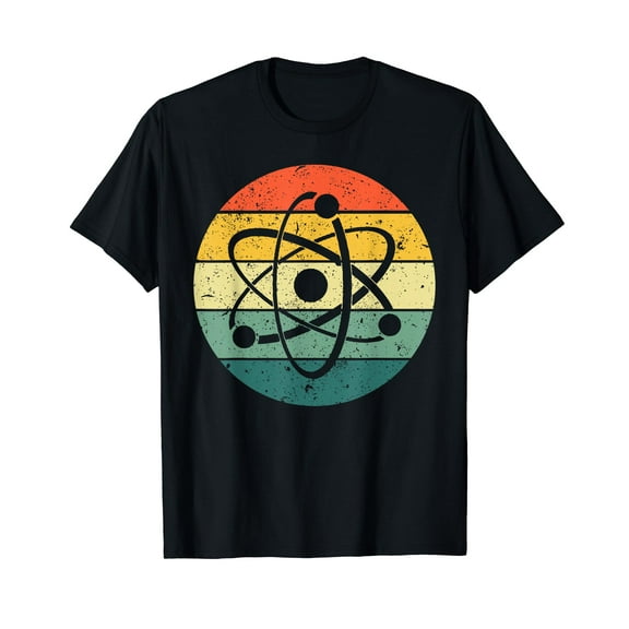 Cool Atom Art Men Women Biology Physics Chemistry Teacher T-Shirt