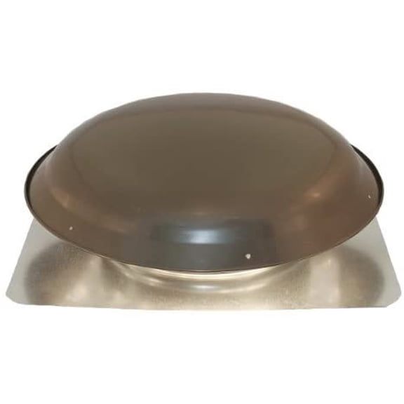 Cool Attic CX1000AMWG Power Roof Galvanized Steel Vent Dome with 3.4 Amp Motor, Weathered Grey by Cool Attic