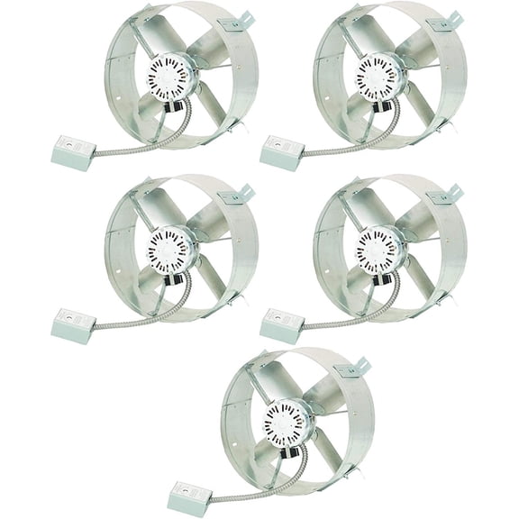 Cool Attic CX1500 Gable Mount Power Attic Ventilator with 2.6-Amp 60-Hz Motor and 14-Inch Blade Fiv k