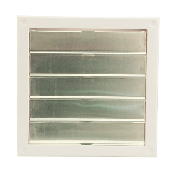 Cool Attic CX2121 Automatic Gable Vent Shutter, High Impact One-Piece ABS Cycolac Frame, 22" W x 23" H x 3" D