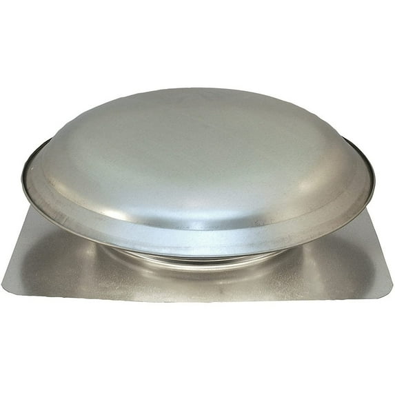 Cool Attic CX3000EEAA Power Roof Aluminum Vent Dome with 2.1 Amp Energy Efficient Motor, Mill