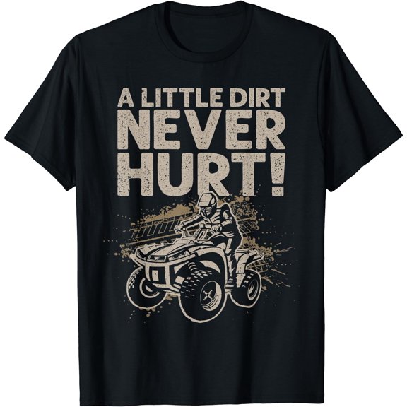 Cool Atv Off Road 4 Wheeler Bike Quad Racing Retro Style T-Shirt, Unisex T-Shirt