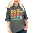 thumbnail image 1 of Cool Aunt Club, Group of Aunties, Groovy Retro Wavy Text, Pepper Comfort Colors T-Shirt, 3XL, 1 of 1