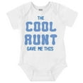 thumbnail image 1 of Cool Aunt Niece Nephew Present Cute Romper Boys or Girls Infant Baby Brisco Brands 24M, 1 of 6