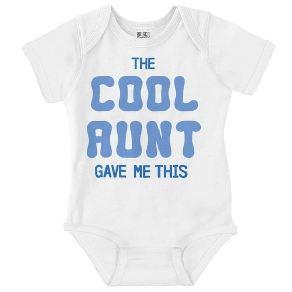 Cool Aunt Niece Nephew Present Cute Romper Boys or Girls Infant Baby Brisco Brands 24M